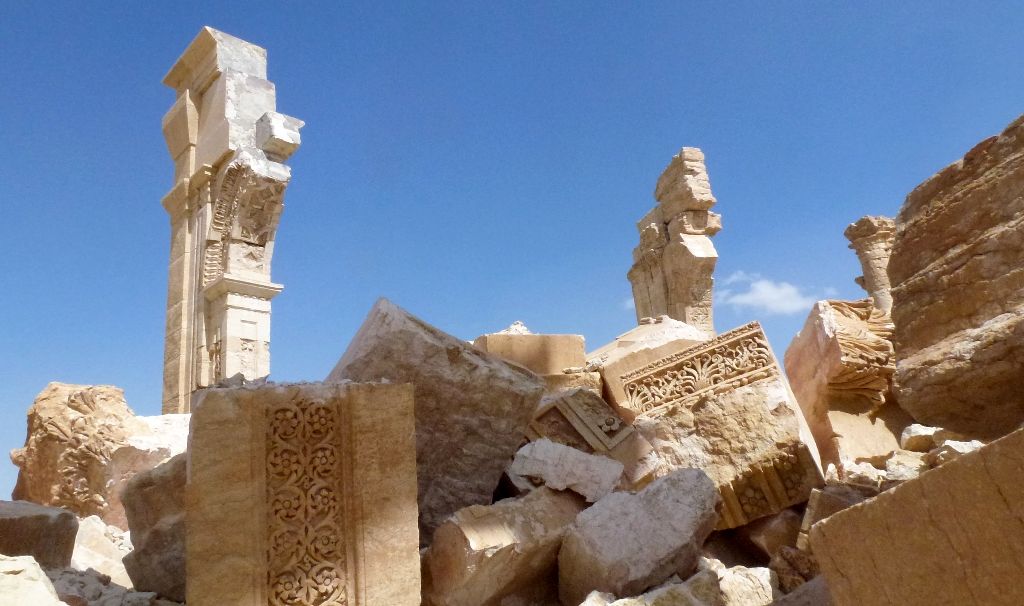 Recapture of Palmyra reveals more shattered antiquities