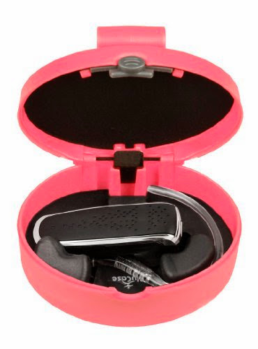  Pink, Universal Bluetooth Headset Carrying/Protection Case (Large BluCase). Compatible with most Jabra, Motorola, Phantronics, Jawbone, Samsung, BlueAnt, Nokia, and other brands of Bluetooth headsets.