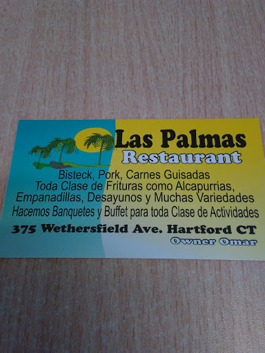 Mexican Restaurant «Las Palmas Restaurant», reviews and photos, 375 Wethersfield Ave, Hartford, CT 06114, USA