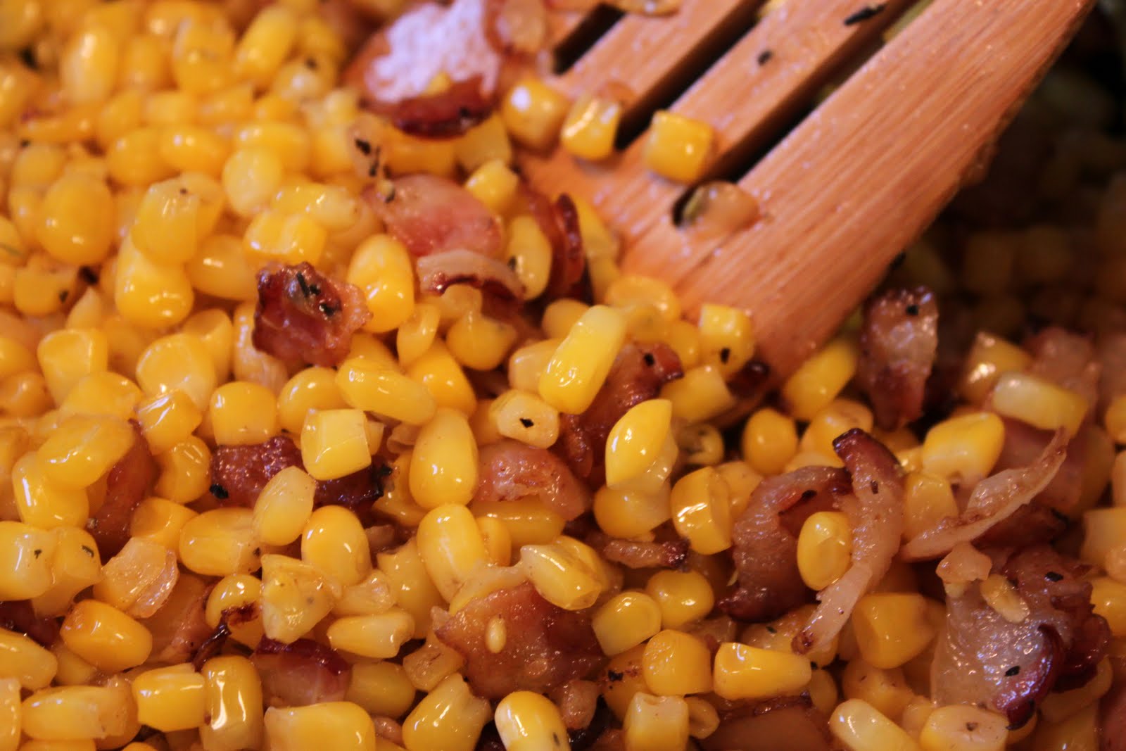 A Well-Seasoned Life: Corn & Bacon Saute