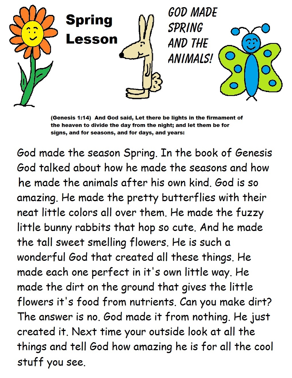 Toddler Bible Lesson Printable Free