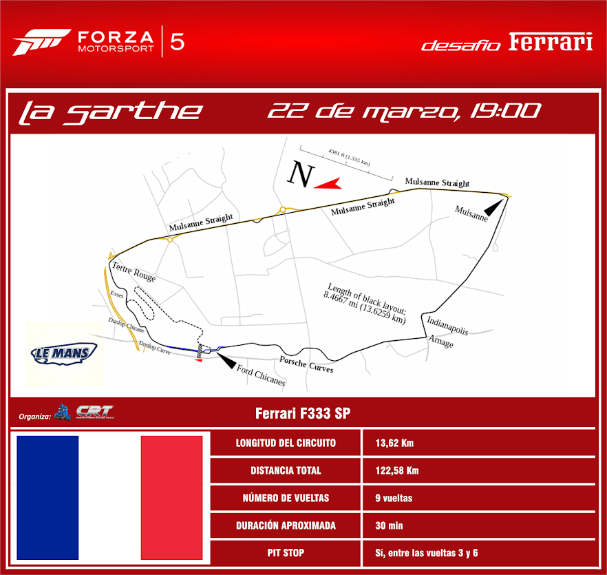 Desafío Ferrari, Normas e Inscripciones [Inscripciones cerradas] - Página 3 2%2BLa%2BSarthe