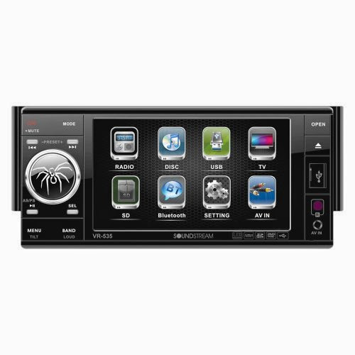  Soundstream Vr-535t 1-din In-dash Multimedia Receiver with 5.3