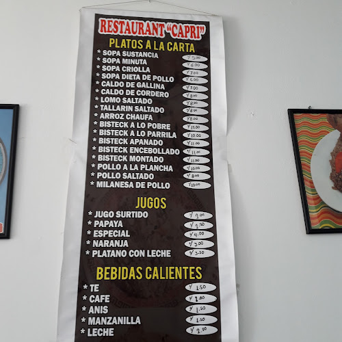 Restaurant Y Parrillas Capri - Trujillo