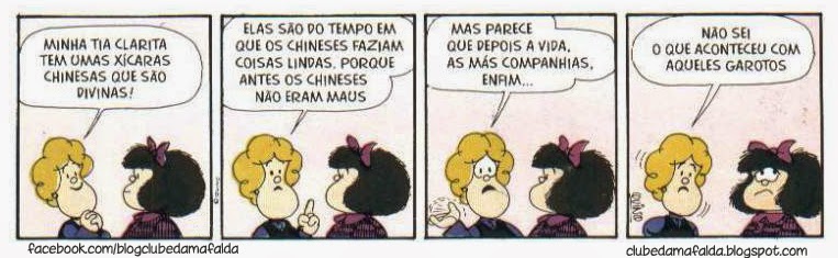 Clube da Mafalda:  Tirinha 740 