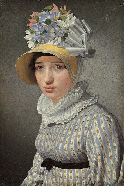 Christoffer Wilhelm Eckersberg - Portrait of the model Maddalena or Anna Maria Uhden - Google Art Project