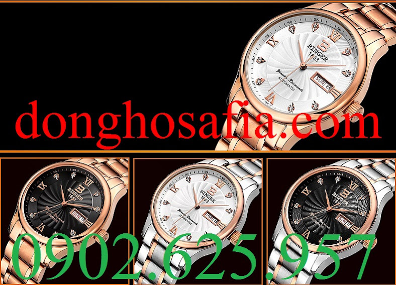 Đồng hồ đôi cơ Binger B630 BG201