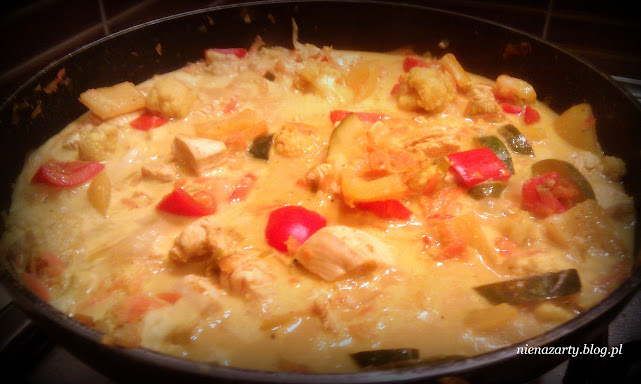 curry z kurczakiem