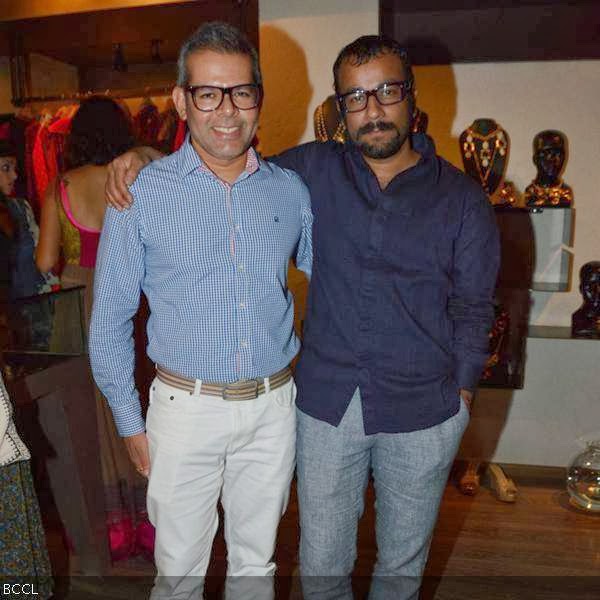 Vikram Raizada seen at designers Shruti Sancheti and Priyadarshi Rao's collection preview, held at Atosa, in Mumbai, on October 11, 2013. (Pic: Viral Bhayani)