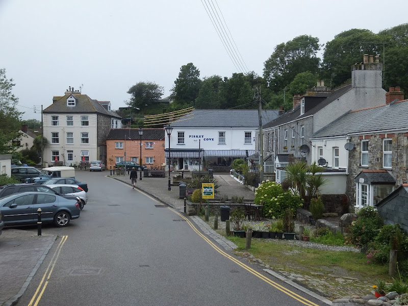 Pentewan, very much a holiday village these days