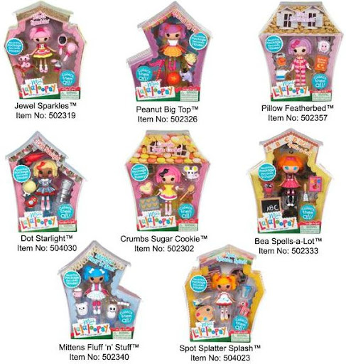 las mini Lalaloopsy que se pueden comprar actualmente en España