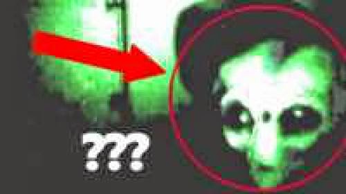 Real Grey Alien Caught On Tape Very Scary