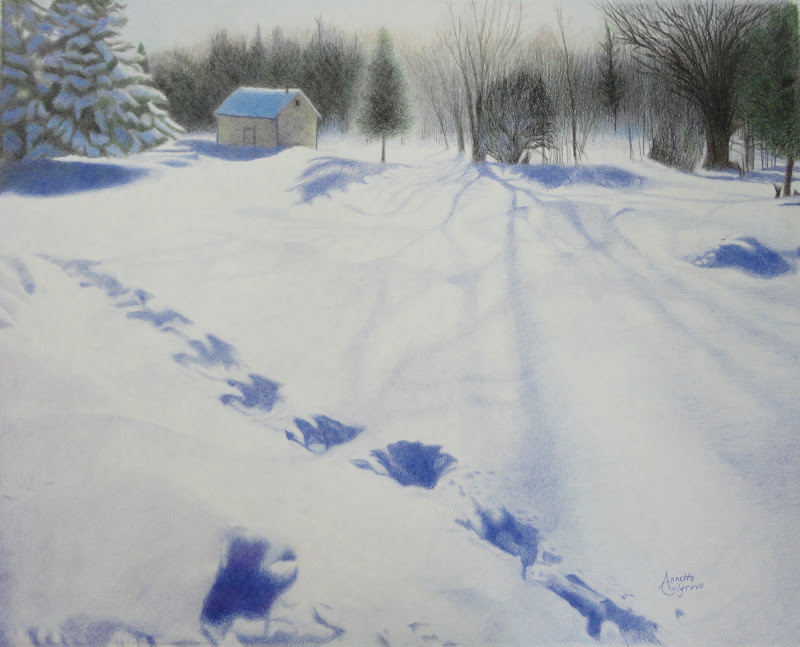 Winter Shadows - Original Painting