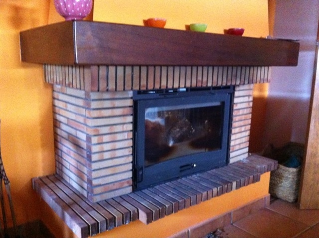 Chimeneas picos de europa: cassette de leña y adaptación de ... Chimenea Pellets decoración