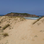 Track through dunes on North Tura (107044)