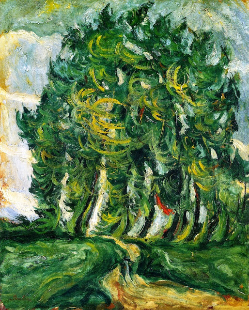 Chaim Soutine - Trees at Auxerre 