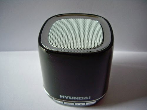  HYUNDAI Bluetooth Wireless Portable Hands Free Mini Speaker I80, Support Line-In  &  TF card - (Black color)
