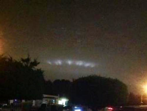 Spectacular 15 Story High Ufo Floats Over Dallas Photo