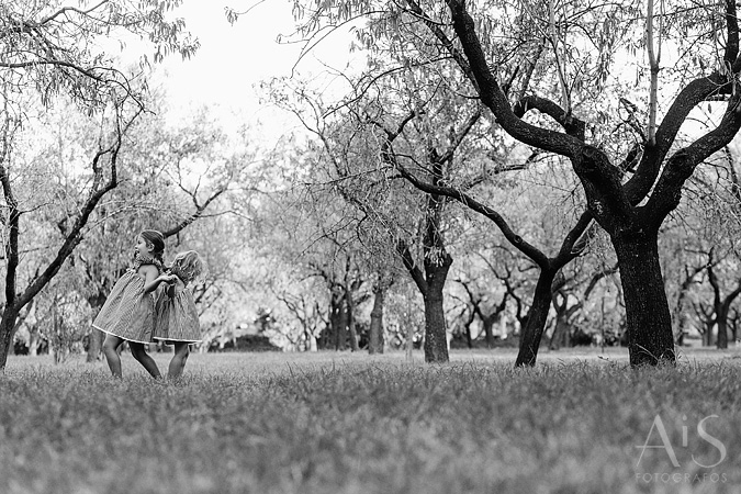 Fotos de familia en la Quinta de los Molinos