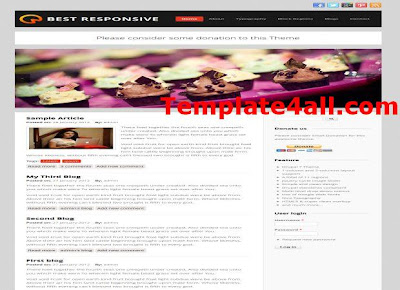 Responsive Business Drupal 7 Theme Template