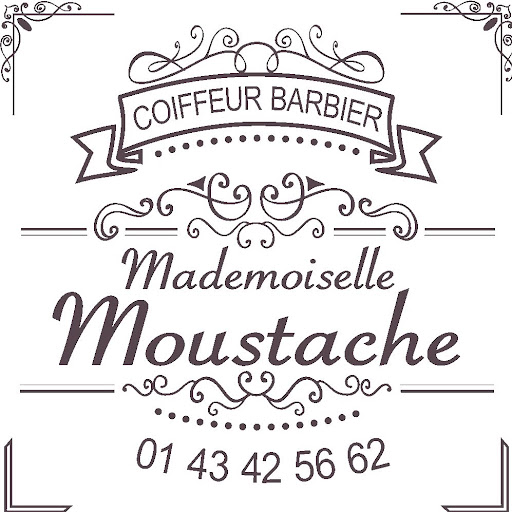 Mademoiselle Moustache Daumesnil (Mlle Moustache / mll3moustache.com) logo