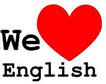 We love two. Я люблю английский. Плакат i Love English.