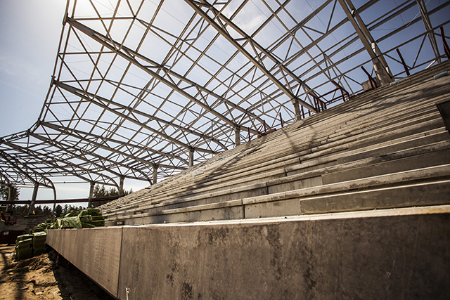 Экскурсия по стройке новой арены БАТЭ — фоторепортаж