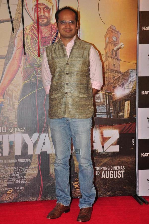 Fahad Mustafa during the launch of movie Katiyaabaaz, in Mumbai, on July 22, 2014.<br /> (Pic: Viral Bhayani)
