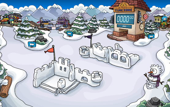 Club Penguin Rooms: The Snow Forts