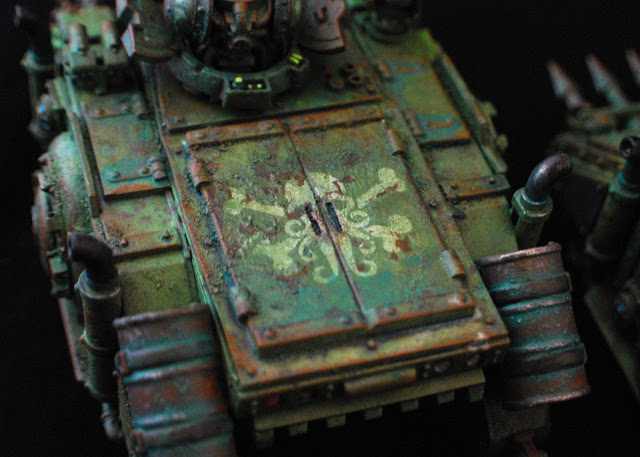 Mariners Blight - A Maritime Inspired Lovecraftian Chaos Marine Army  Blight_Rhinos_Painted_06