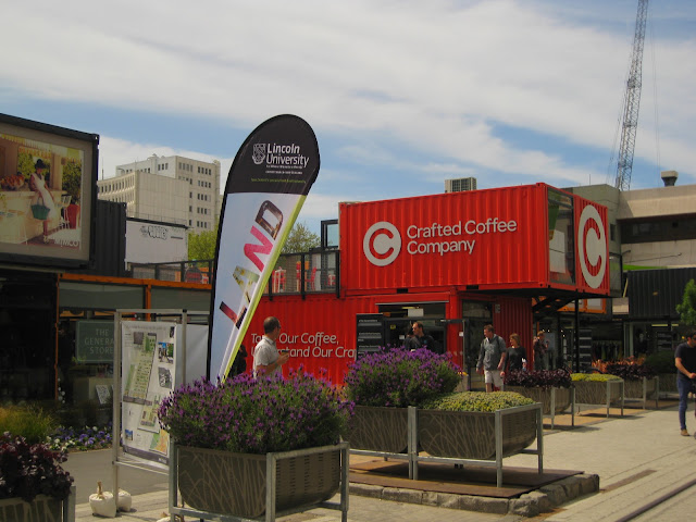 Cashel container mall, Christchurch's provisional commercial high street