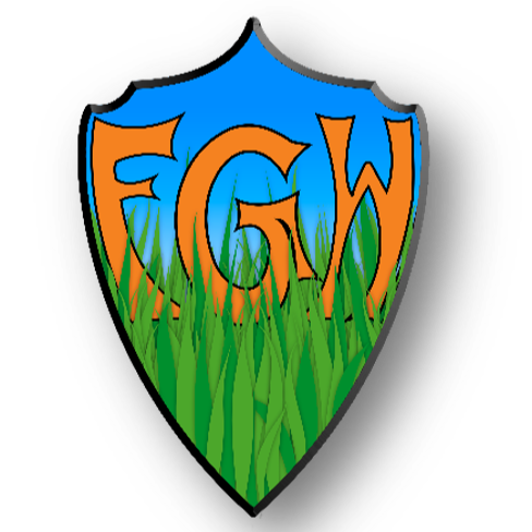 fake grass warehouse logo