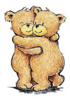 bears hugging, hugging, bear hug, warm hug