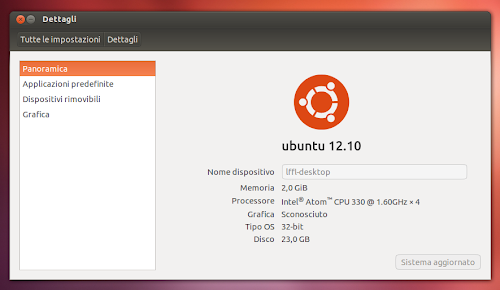 Dettagli - Ubuntu 12.10