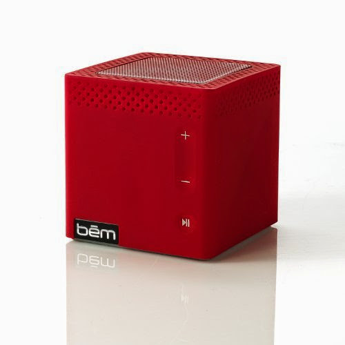  Bem HL2022C Bluetooth Mobile Speaker for Smartphones - Retail Packaging - Red