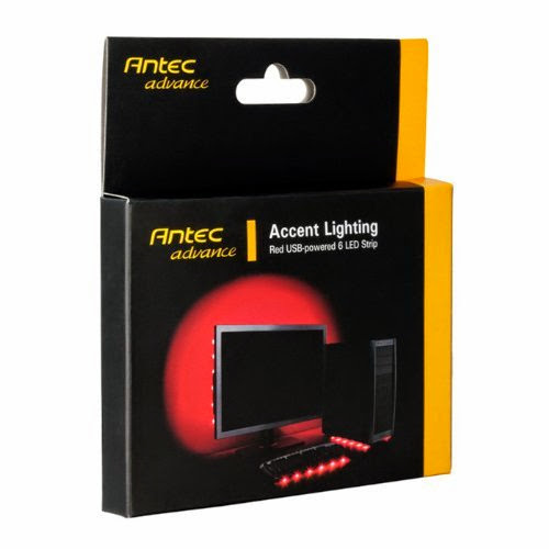  Antec Advance Accent Lighting Red USB-powered 6 LED Strip