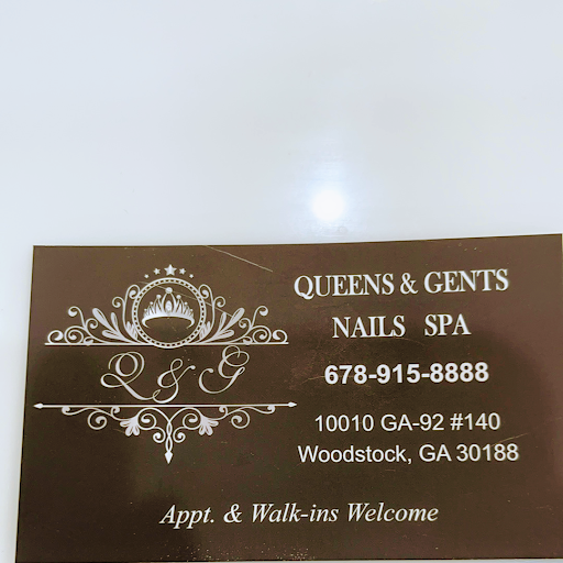 Queens & Gents Nails Spa logo