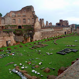 Ruins at Palatine Hill - Rome, Italy