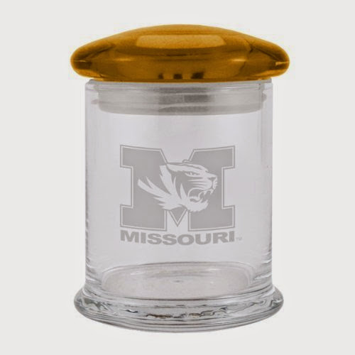  Missouri Tigers 12 oz. Small Candy Jar with Satin Etch Logo