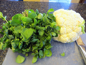 Watercress Cauliflower Soup