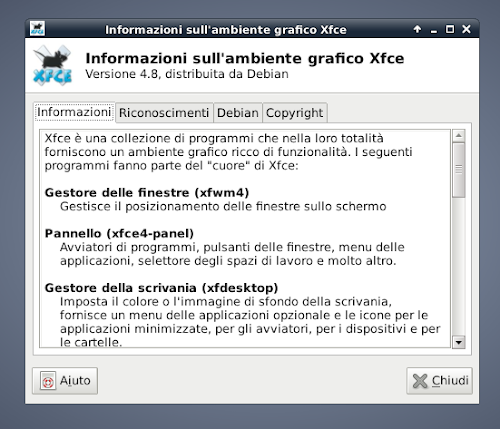 Xfce 4.8 su Debian 7.0 Wheezy