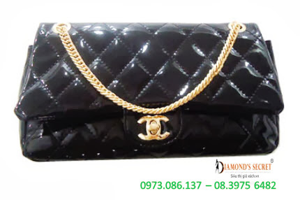 Túi xách Chanle giá tốt tại STGX Diamond's Secret A04-Gio+Chanel+Black.Front