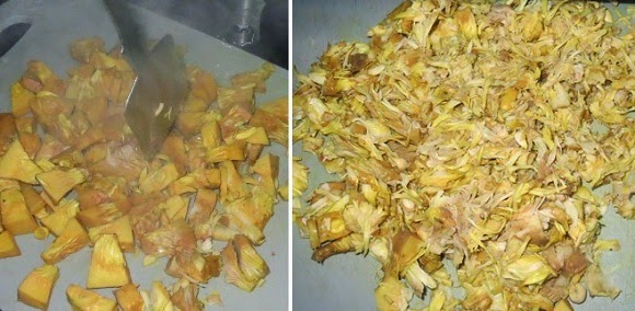 Jackfruit Stir Fry Recipe | South Indian Raw Jack fruit curry -Palamoos