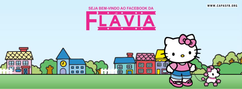 Capas para Facebook Flávia