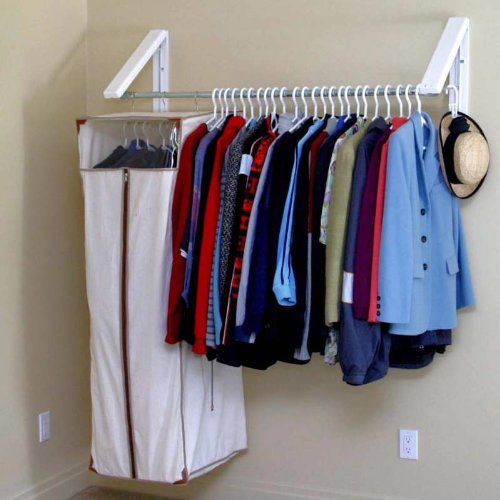 Clothes Rack Wall Mount: InstaHANGER Model AH12RB Collapsible Wall ...