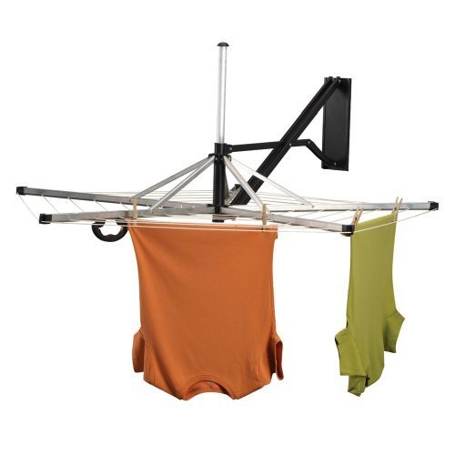 Household Essentials W2000 5-Arm StowAway Wall Mount Clothing Dryer