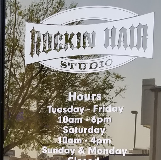 ROCKIN HAIR STUDIO logo