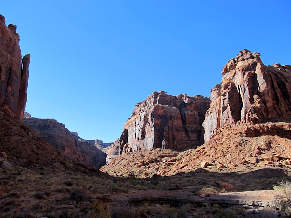 View up the main fork of Twomile Canyon