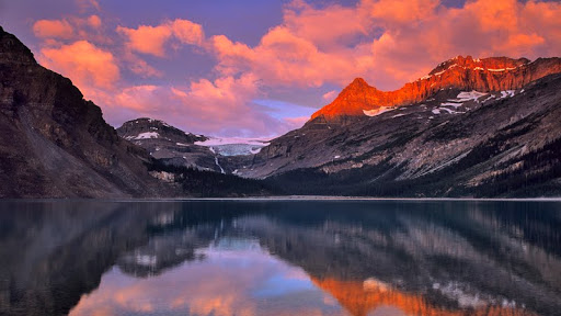 Bow Lake at Dawn, Banff National Park, Alberta.jpg