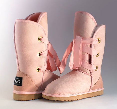 pink and brown uggs